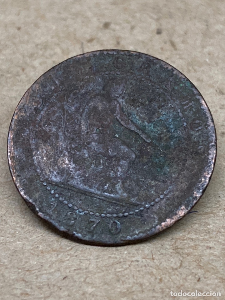 Monedas de Espa&ntilde;a: Moneda 2 c&eacute;ntimos a&ntilde;o 1870 - Foto 1
