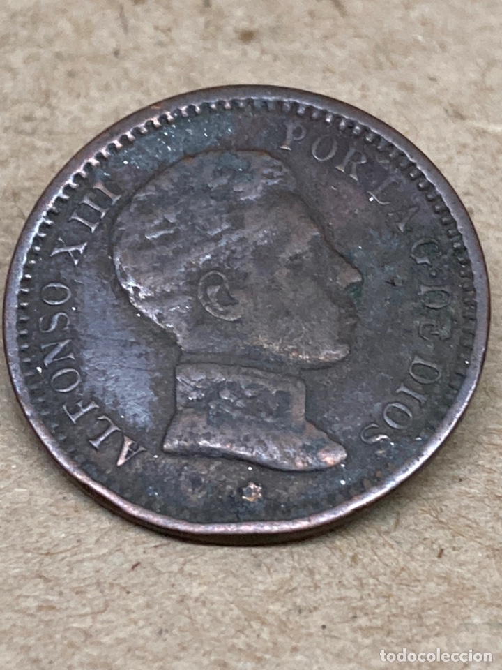 Moedas de Espanha: Moneda de 2centimos 1905