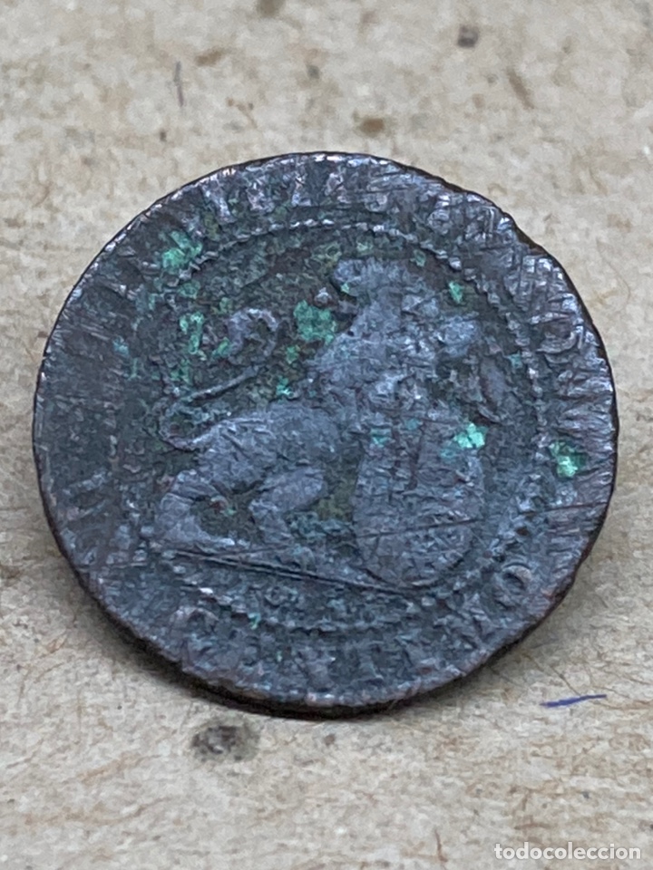 Monedas de Espa&ntilde;a: Moneda de 1 c&eacute;ntimo a&ntilde;o 1870 - Foto 1