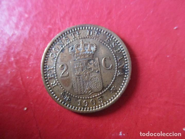 Monedas de Espa&ntilde;a: Alfonso XIII. 2 centimos 1905 SMV. - Foto 2