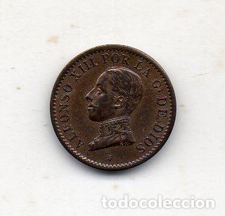 Monedas de Espa&ntilde;a: Alfonso XIII. 1 C&eacute;ntimo. A&ntilde;o 1912 *2. Sc - - Foto 2