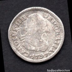 Monedas de España: CARLOS IV - 1/2 (MEDIO) REAL DE PLATA - MEXICO - MEJICO - 1797