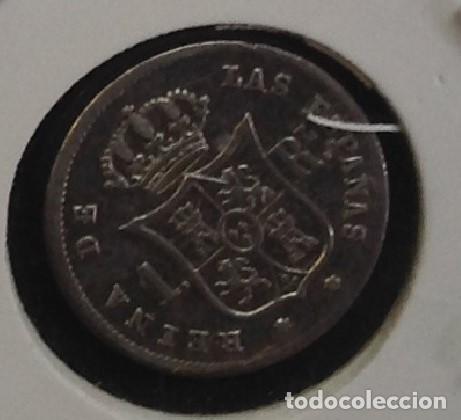 Monedas de Espa&ntilde;a: MONEDA 1 REAL ISABEL II. 1859.MADRID - Foto 3