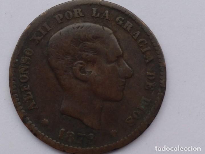 Monedas de Espa&ntilde;a: 5 CENTIMOS DE ALFONSO XII 1879 - Foto 1