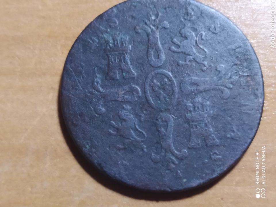 Monedas de Espa&ntilde;a: ISABEL II 8 MARAVEDIES. JUBIA - Foto 2