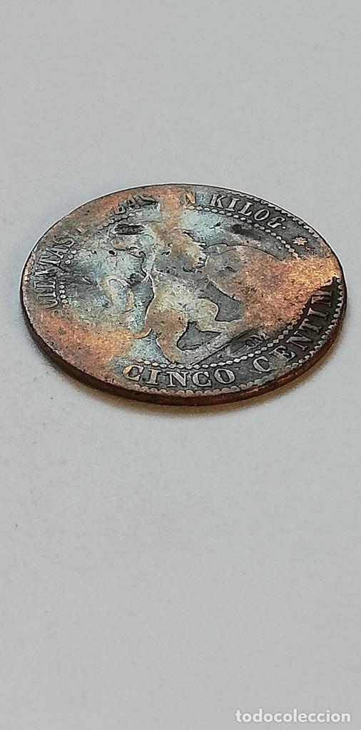 Monnaies d'Espagne: MONEDA 5 CENTIMOS 1870
