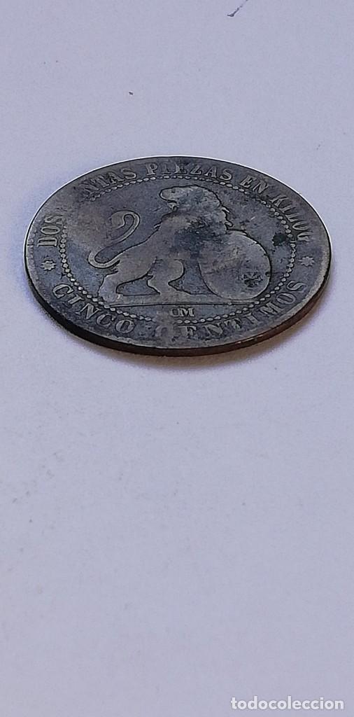 Monnaies d'Espagne: MONEDA 5 CENTIMOS 1870