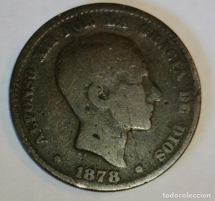 Monedas de Espa&ntilde;a: MONEDA DE 10 CENTIMOS ALFONSO XII-1878 - Foto 1