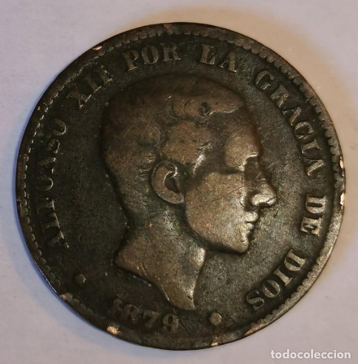Monedas de Espa&ntilde;a: MONEDA DE 10 CENTIMOS ALFONSO XII-1879 - Foto 1