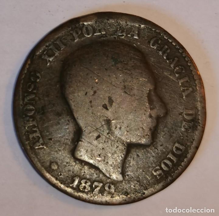 Monedas de Espa&ntilde;a: MONEDA DE 10 CENTIMOS ALFONSO XII-1879 - Foto 1