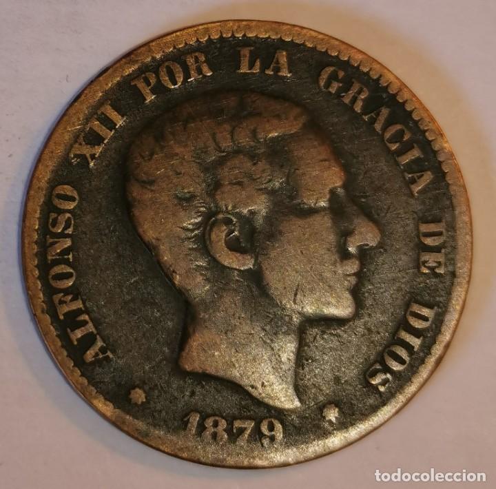 Monedas de Espa&ntilde;a: MONEDA DE 10 CENTIMOS ALFONSO XII-1879 - Foto 1