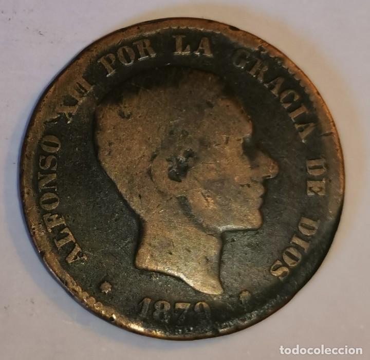 Monedas de Espa&ntilde;a: MONEDA DE 10 CENTIMOS ALFONSO XII-1879 - Foto 1