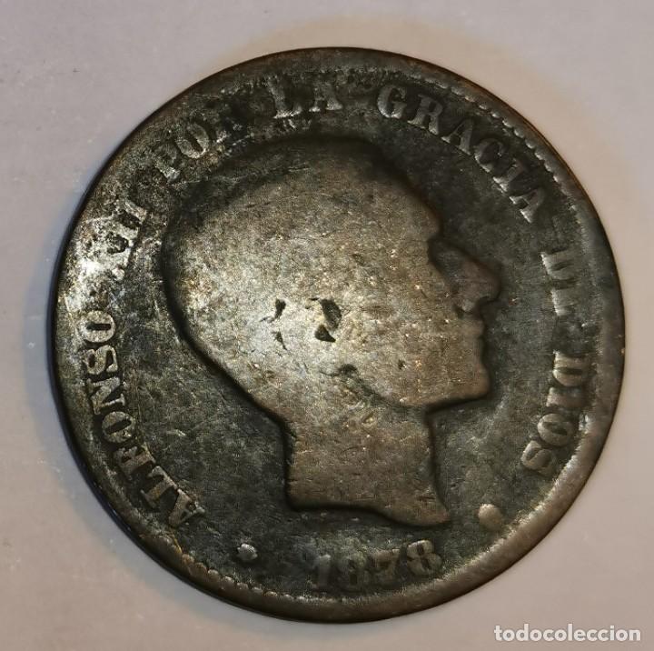 Monedas de Espa&ntilde;a: MONEDA DE 10 CENTIMOS ALFONSO XII-1878 - Foto 1