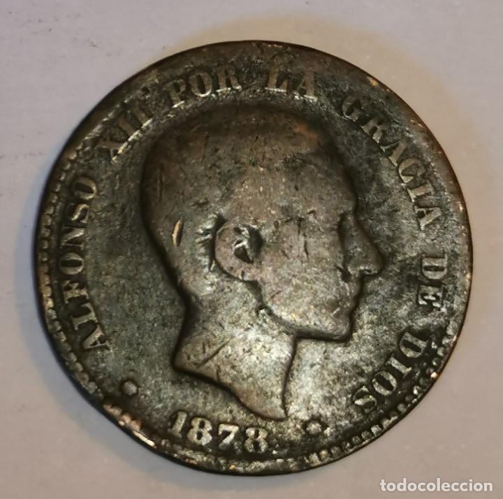 Monedas de Espa&ntilde;a: MONEDA DE 10 CENTIMOS ALFONSO XII-1878 - Foto 1