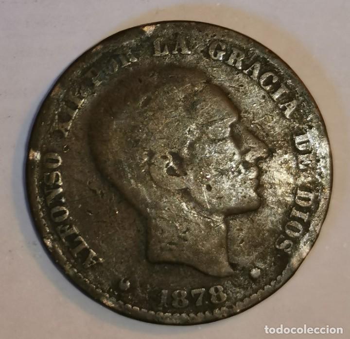 Monedas de Espa&ntilde;a: MONEDA DE 10 CENTIMOS ALFONSO XII-1878 - Foto 1