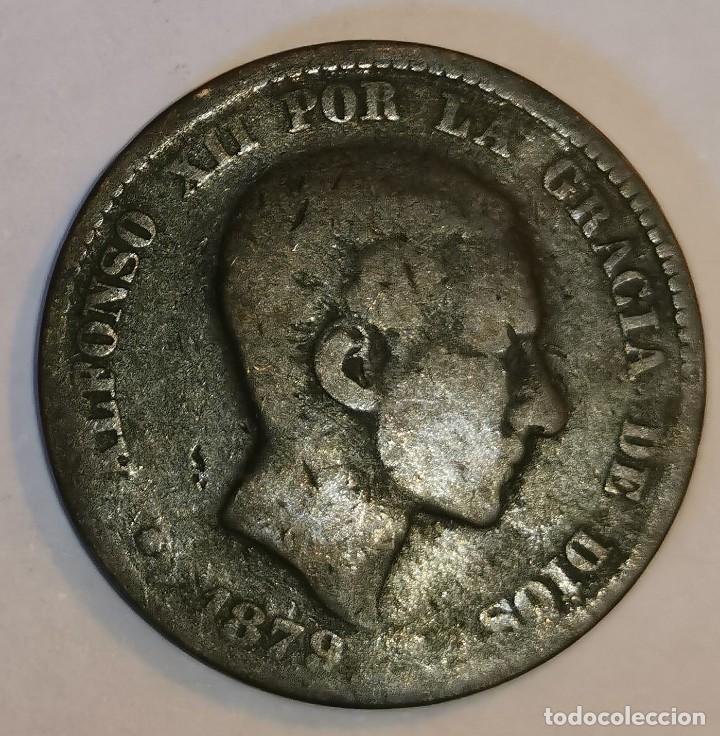 Monedas de Espa&ntilde;a: MONEDA DE 10 CENTIMOS ALFONSO XII-1879 - Foto 1