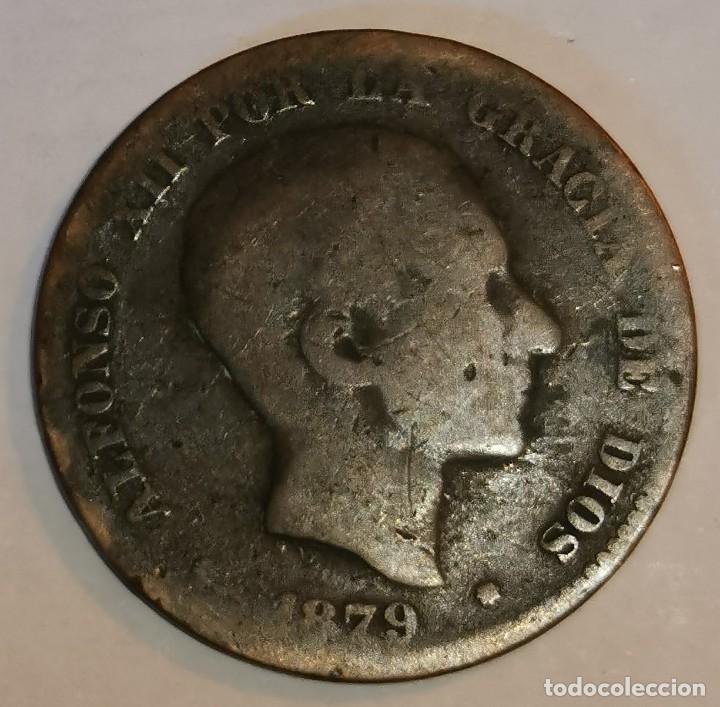 Monedas de Espa&ntilde;a: MONEDA DE 10 CENTIMOS ALFONSO XII-1879 - Foto 1