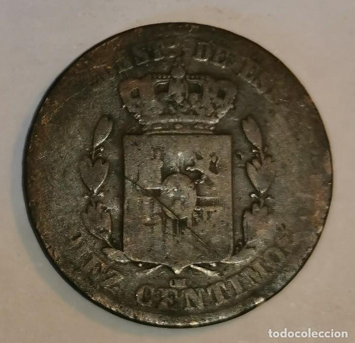 Monedas de Espa&ntilde;a: MONEDA DE 10 CENTIMOS ALFONSO XII-1877 - Foto 2