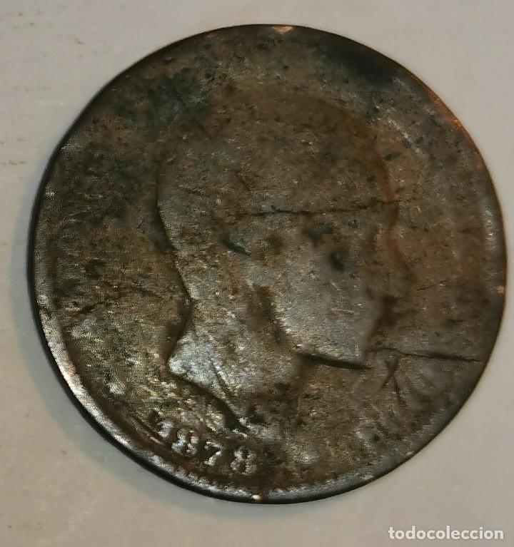 Monedas de Espa&ntilde;a: MONEDA DE 10 CENTIMOS ALFONSO XII-1878 - Foto 1