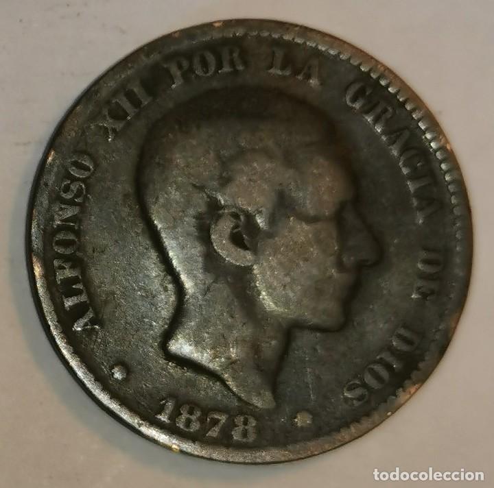 Monedas de Espa&ntilde;a: MONEDA DE 10 CENTIMOS ALFONSO XII-1878 - Foto 1