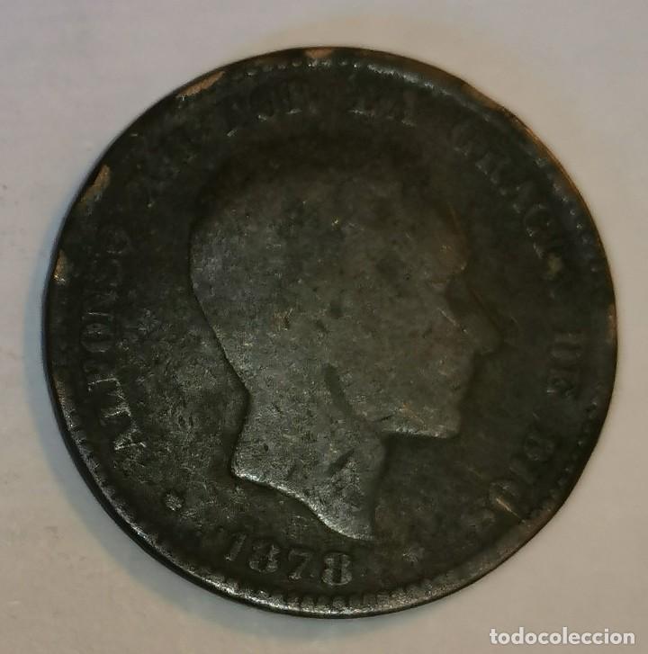 Monedas de Espa&ntilde;a: MONEDA DE 10 CENTIMOS ALFONSO XII-1878 - Foto 1