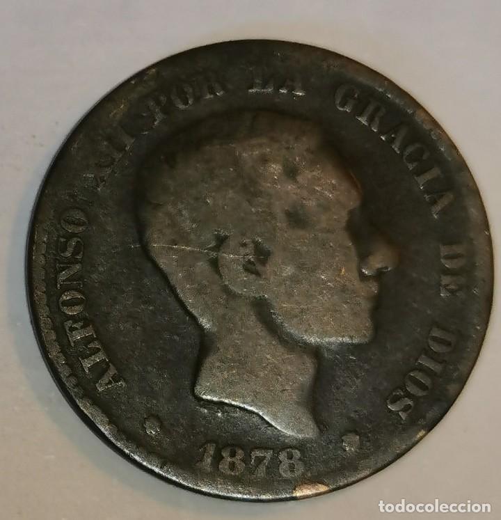 Monedas de Espa&ntilde;a: MONEDA DE 10 CENTIMOS ALFONSO XII-1878 - Foto 1