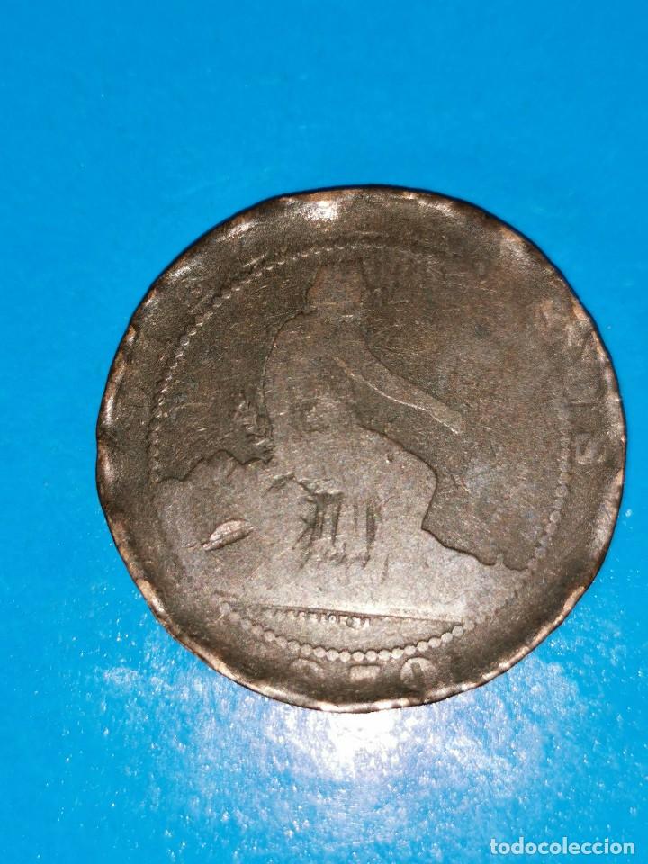 Monedas de Espa&ntilde;a: MONEDA DE 10 CENTIMOS GOBIERNO PROVISIONAL 1870 - Foto 1