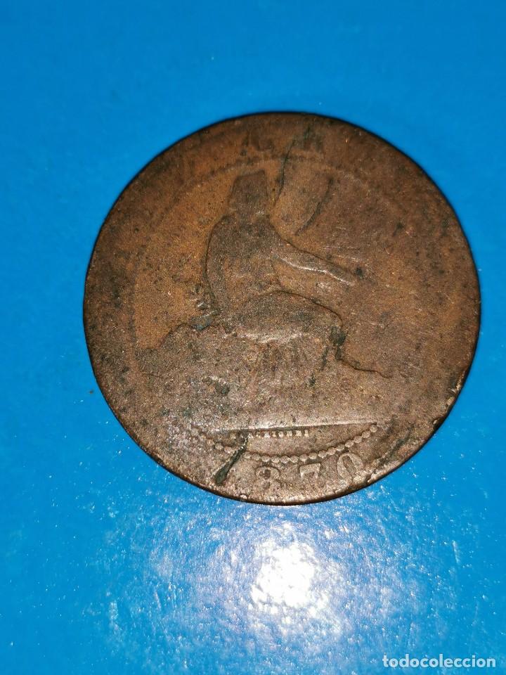 Monedas de Espa&ntilde;a: MONEDA DE 10 CENTIMOS GOBIERNO PROVISIONAL 1870 - Foto 1