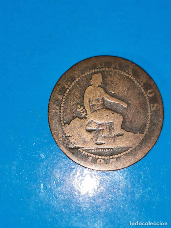 Monedas de Espa&ntilde;a: MONEDA DE 10 CENTIMOS GOBIERNO PROVISIONAL 1870 - Foto 1
