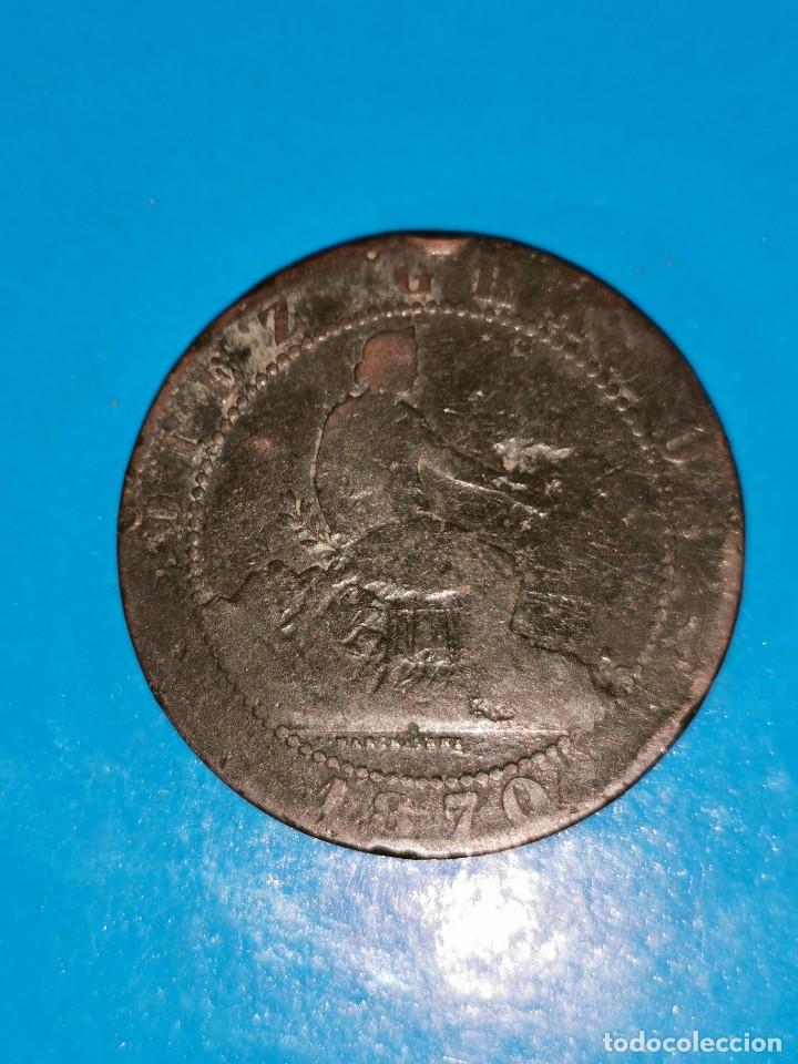 Monedas de Espa&ntilde;a: MONEDA DE 10 CENTIMOS GOBIERNO PROVISIONAL 1870 - Foto 1