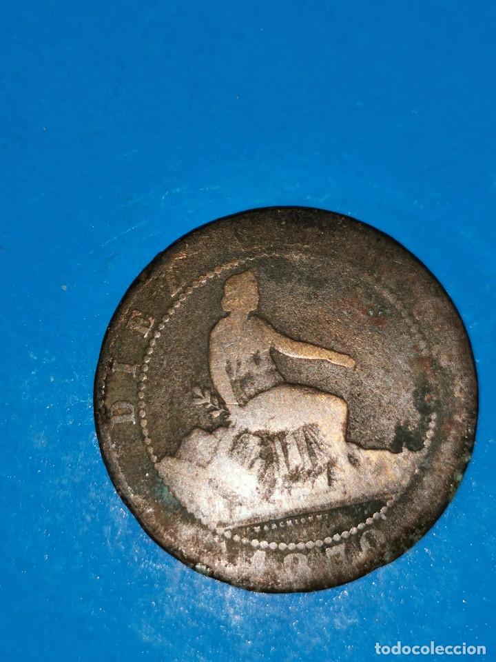 Monedas de Espa&ntilde;a: MONEDA DE 10 CENTIMOS GOBIERNO PROVISIONAL 1870 - Foto 1