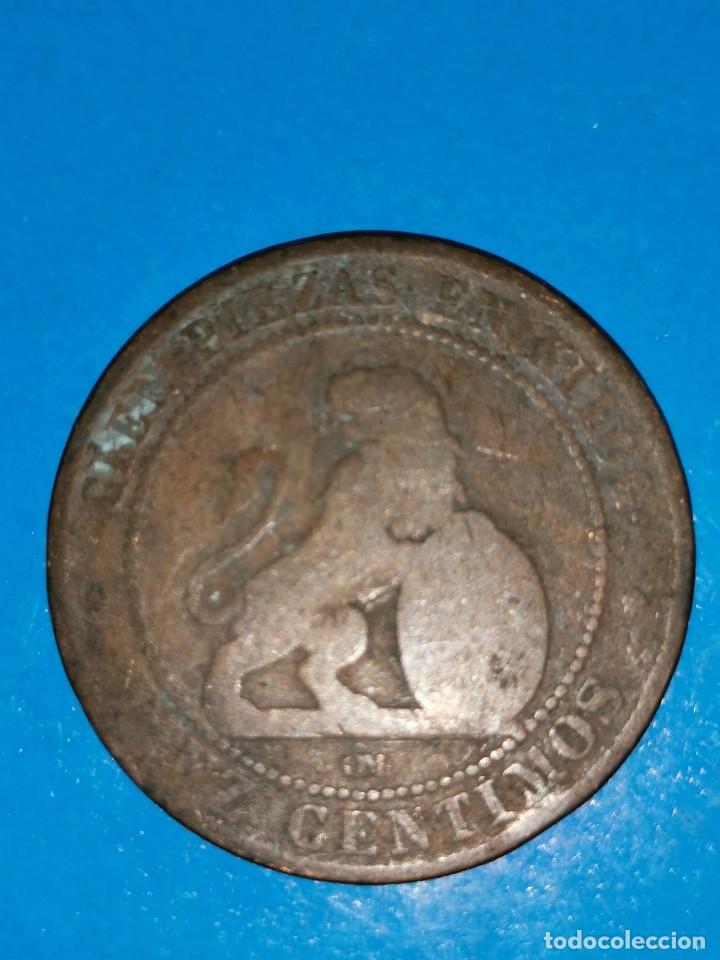 Monedas de Espa&ntilde;a: MONEDA DE 10 CENTIMOS GOBIERNO PROVISIONAL 1870 - Foto 2
