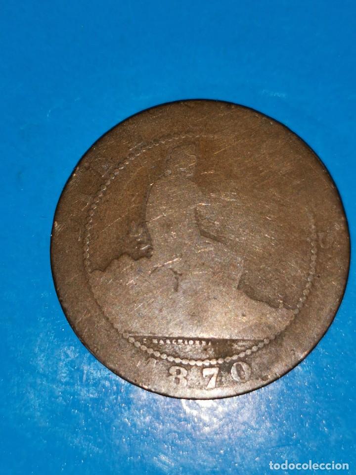 Monedas de Espa&ntilde;a: MONEDA DE 10 CENTIMOS GOBIERNO PROVISIONAL 1870 - Foto 1