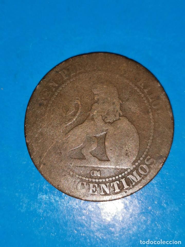 Monedas de Espa&ntilde;a: MONEDA DE 10 CENTIMOS GOBIERNO PROVISIONAL 1870 - Foto 2