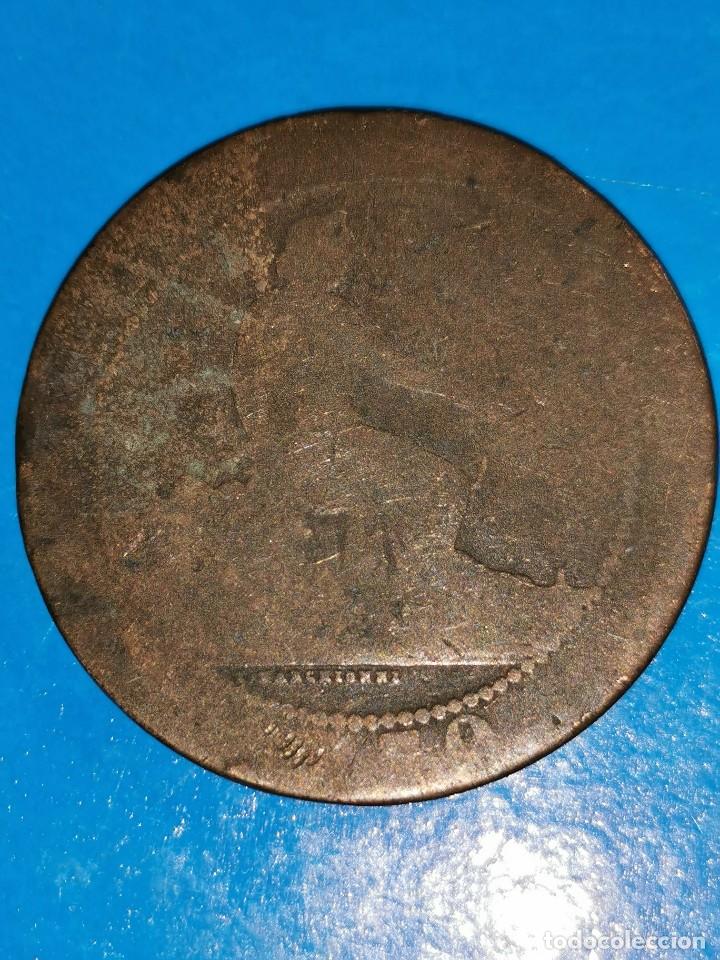 Monedas de Espa&ntilde;a: MONEDA DE 10 CENTIMOS GOBIERNO PROVISIONAL 1870 - Foto 1