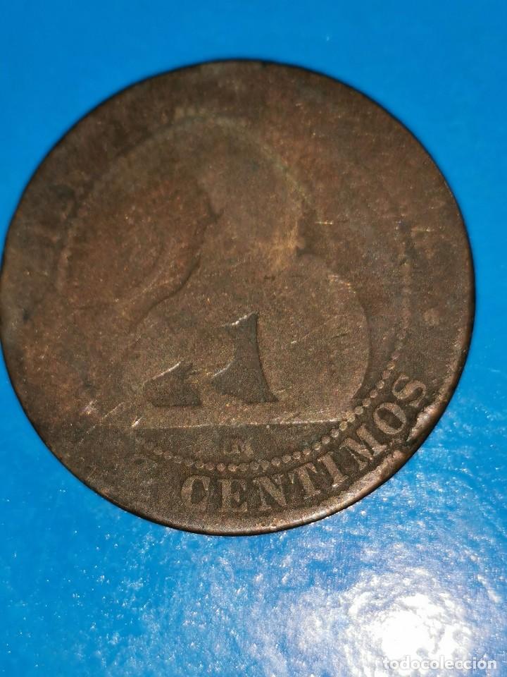 Monedas de Espa&ntilde;a: MONEDA DE 10 CENTIMOS GOBIERNO PROVISIONAL 1870 - Foto 2