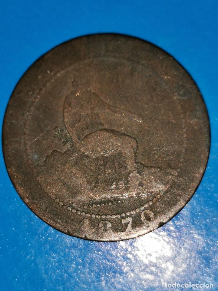 Monedas de Espa&ntilde;a: MONEDA DE 10 CENTIMOS GOBIERNO PROVISIONAL 1870 - Foto 1