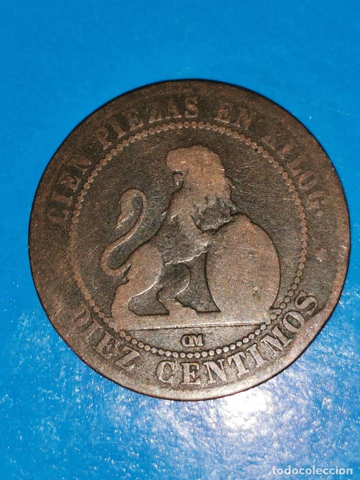 Monedas de Espa&ntilde;a: MONEDA DE 10 CENTIMOS GOBIERNO PROVISIONAL 1870 - Foto 1