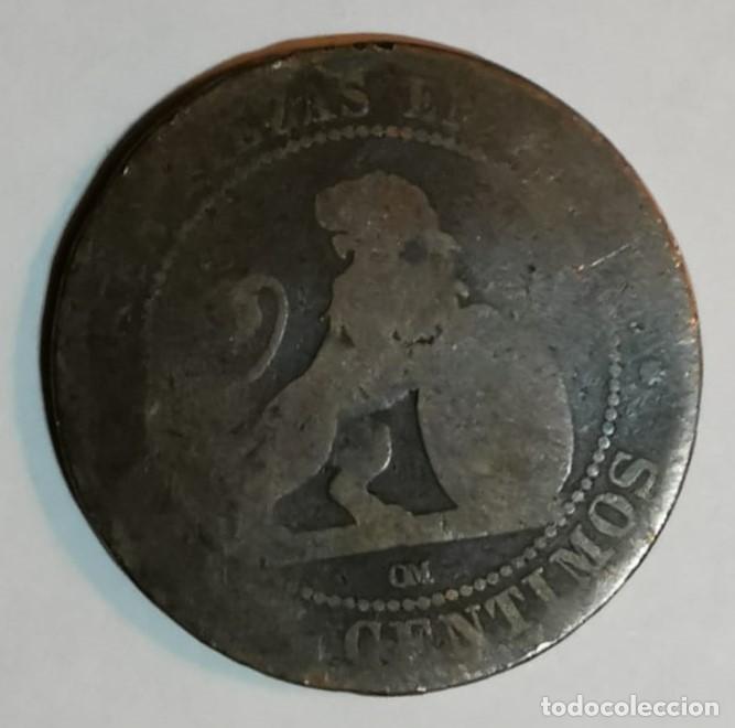 Monedas de Espa&ntilde;a: MONEDA DE 10 CENTIMOS GOBIERNO PROVISIONAL 1870 - Foto 2