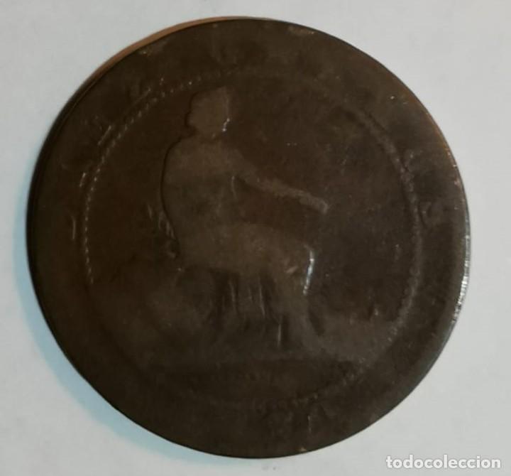 Monedas de Espa&ntilde;a: MONEDA DE 10 CENTIMOS GOBIERNO PROVISIONAL 1870 - Foto 1