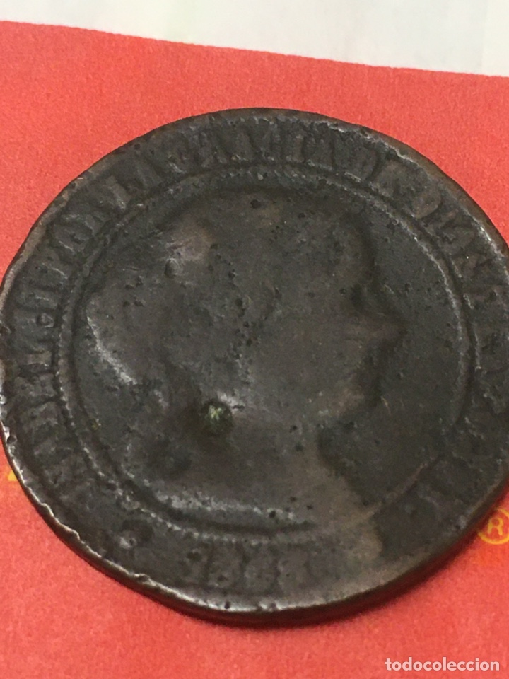 Monedas de Espa&ntilde;a: 5 c&eacute;ntimos escudo ISABEL II 1865? - Foto 3