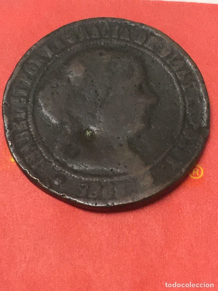 Monedas de Espa&ntilde;a: 5 c&eacute;ntimos escudo ISABEL II 1865? - Foto 4