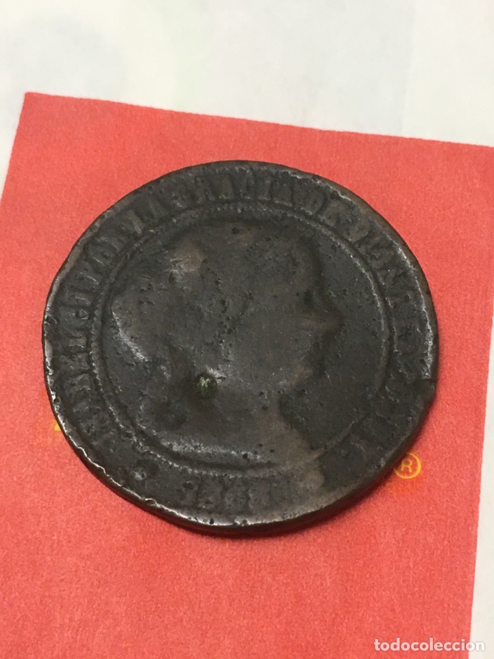 Monedas de Espa&ntilde;a: 5 c&eacute;ntimos escudo ISABEL II 1865? - Foto 5