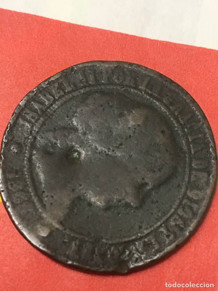 Monedas de Espa&ntilde;a: 5 c&eacute;ntimos escudo ISABEL II 1865? - Foto 6