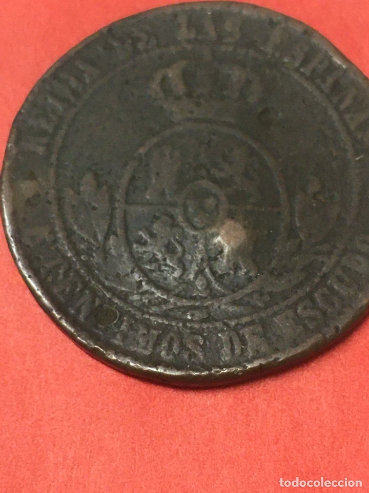 Monedas de Espa&ntilde;a: 5 c&eacute;ntimos escudo ISABEL II 1865? - Foto 1