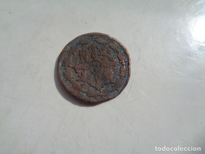Monedas de Espa&ntilde;a: CARLOS III MONEDA DE COBRE 4 MARAVEDIES - Foto 4