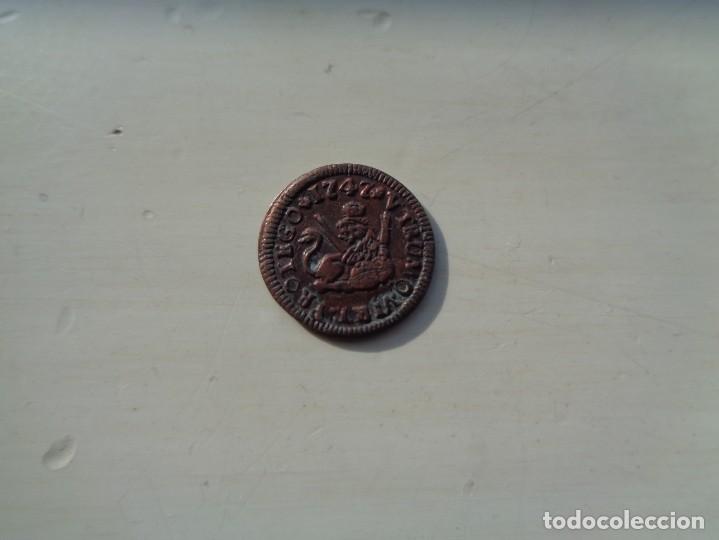 Monedas de Espa&ntilde;a: FERNANDO VI 1 MARAVEDI EN COBRE 1747 - Foto 1