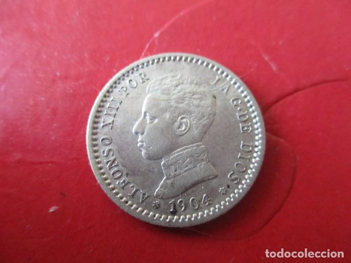 Monedas de Espa&ntilde;a: Alfonso XII. 50 centimos.de plata 1904 *4 - Foto 1