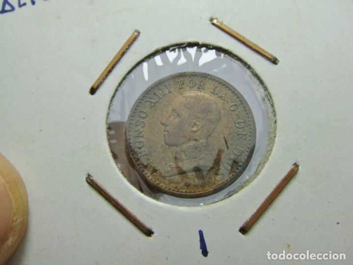 Monedas de Espa&ntilde;a: 1 C&eacute;ntimo. Alfonso XIII. 1912 *2 SC - Foto 2