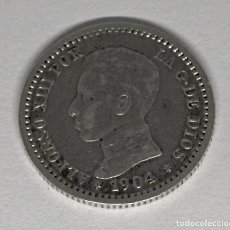 Monedas de España: MONEDA DE PLATA DE 50 CENTIMOS ALFONSO XIII 1904. PG-V. VER FOTOS PARA VER DETALLES.. Lote 219573591